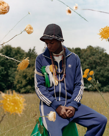Sunhat - Night Indigo/Collegiate Burgundy-[-Adidas x Wales Bonner-4