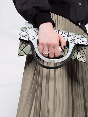 Platinum Mermaid Tote - White-[-Issey Miyake Bao Bao-3