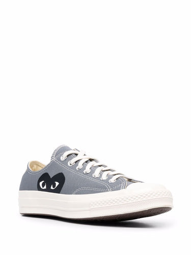 Converse Low 'Chuck Taylor' Sneakers - Grey-[-Comme des Garçons Play-3