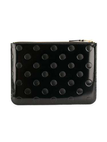SA5100NE Embossed Wallet - Black-[-Comme des Garçons Wallet-2