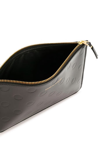 SA5100NE Embossed Wallet - Black-[-Comme des Garçons Wallet-3