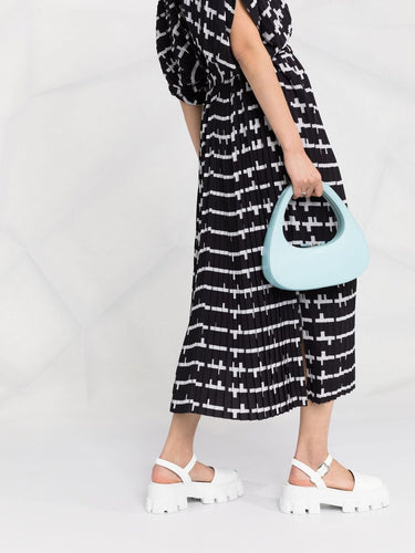 Jelly Dress Plissé - Black and White Matches-[-Henrik Vibskov-4