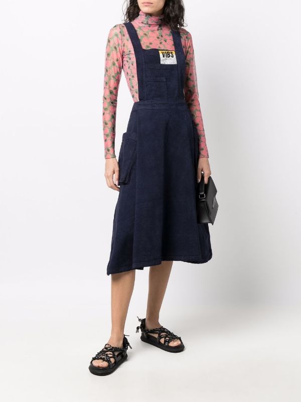 Henrik Vibskov Pile Denim Dress in Blue Wash - Henrik Vibskov Boutique