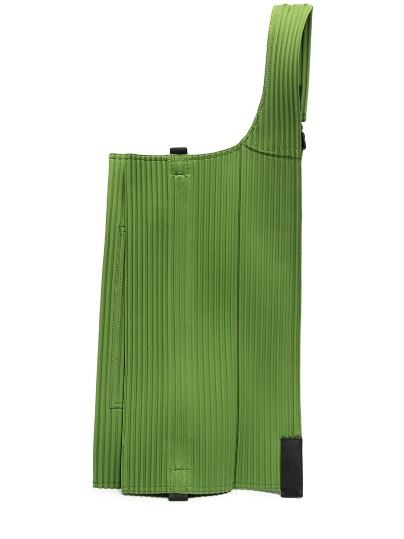 Pleated Belt Bag - Green