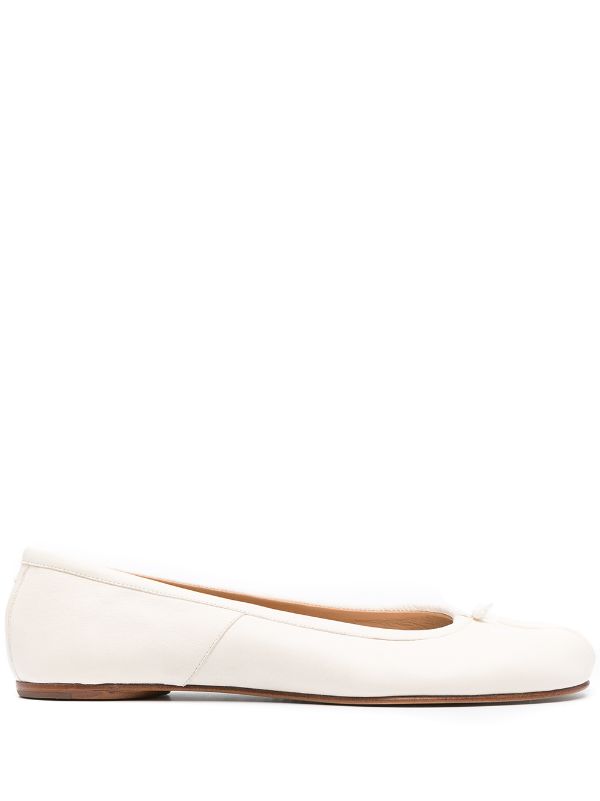 Ballerina Tabi - White-[-Maison Margiela-1