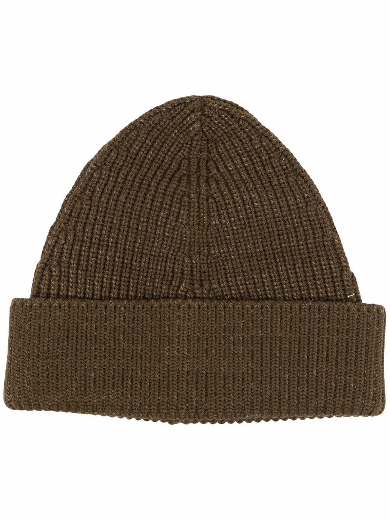 Knitted Beanie - Olive
