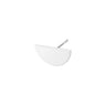 Medium Half Sun Earring - Silver-[-Katrine Kristensen-1