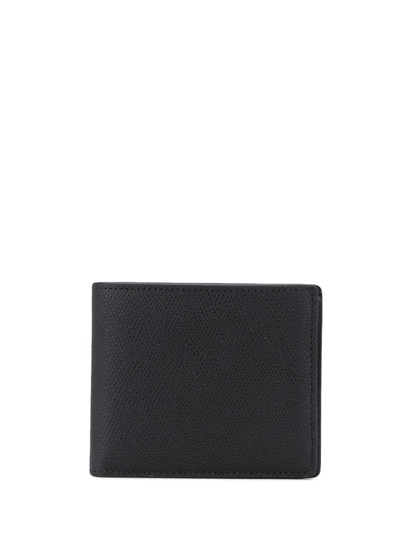 four-stitch logo bi-fold wallet - Black
